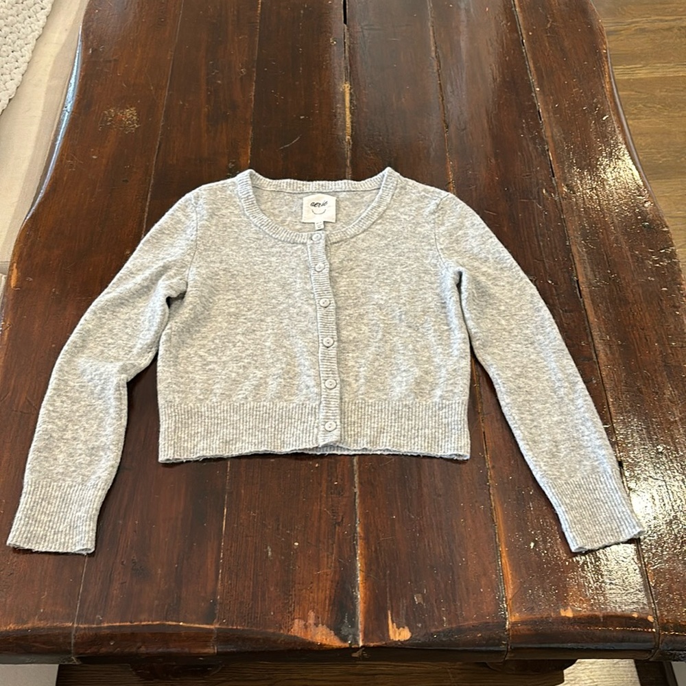 AERIE cashmere like sweater grey size XS